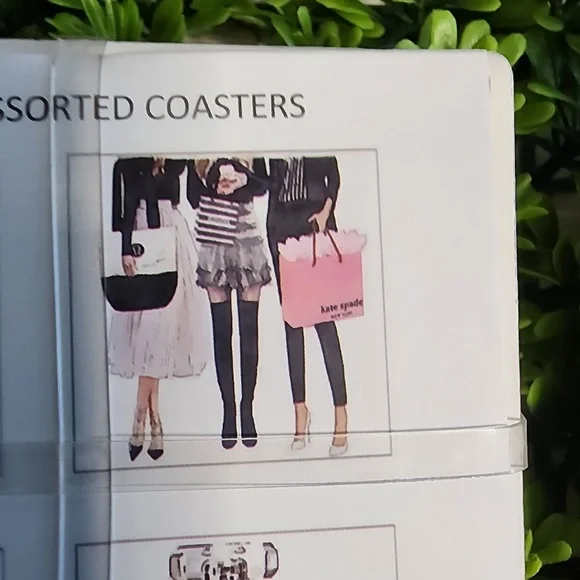 Amanda Greenwood Four Pack Fashion Ceramic Coasters - Picture 5 of 7